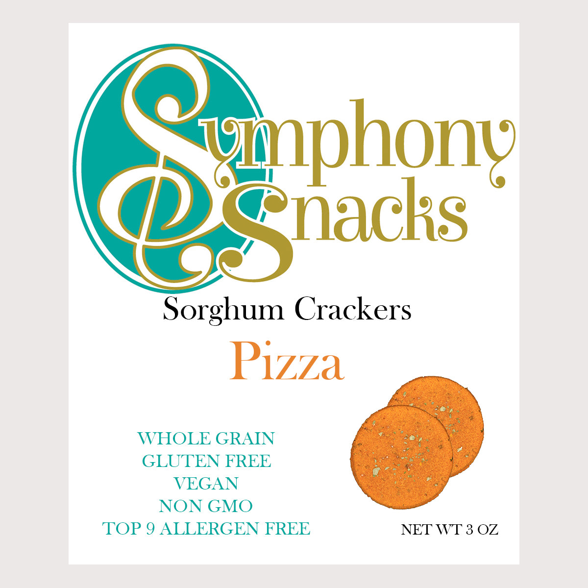 Pizza Sorghum Crackers